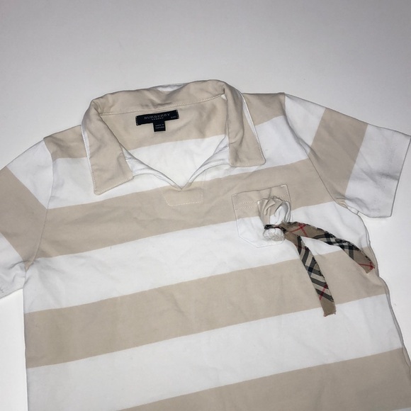 BURBERRY GIRLS COLLARED BLOUSE - Picture 1 of 4